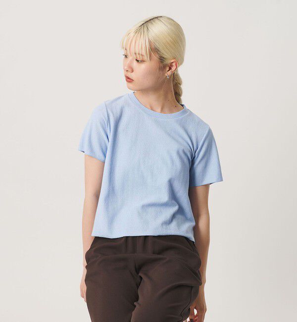 BEAUTY&YOUTH UNITED ARROWS「コットンポリエステル ラメ ショートスリーブ カットソー」|Tシャツ・カットソー|