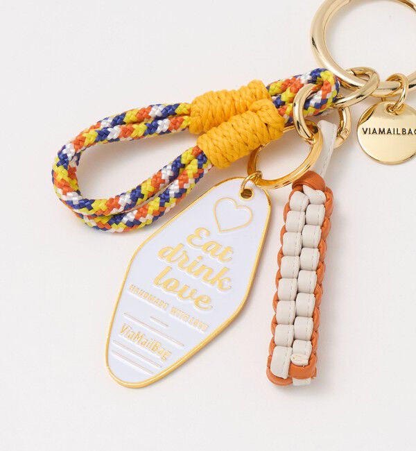 BEAUTY&YOUTH UNITED ARROWS「＜VIAMAILBAG＞プレート ロゴ チャーム」|キーケース|