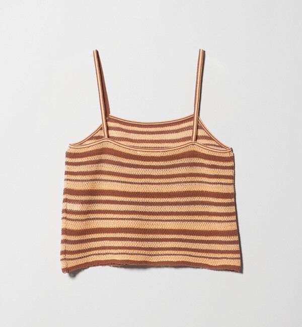 BEAUTY&YOUTH UNITED ARROWS「コットン メッシュ ボーダー キャミソール」|キャミソール|