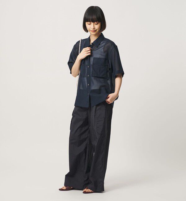 BEAUTY&YOUTH UNITED ARROWS「コットンツイル シアー サファリシャツ」|シャツ・ブラウス|