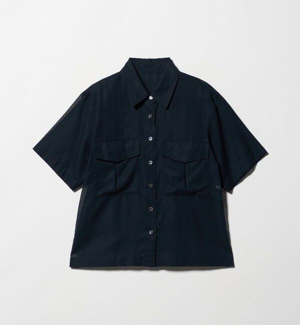 BEAUTY&YOUTH UNITED ARROWS「コットンツイル シアー サファリシャツ」|シャツ・ブラウス|