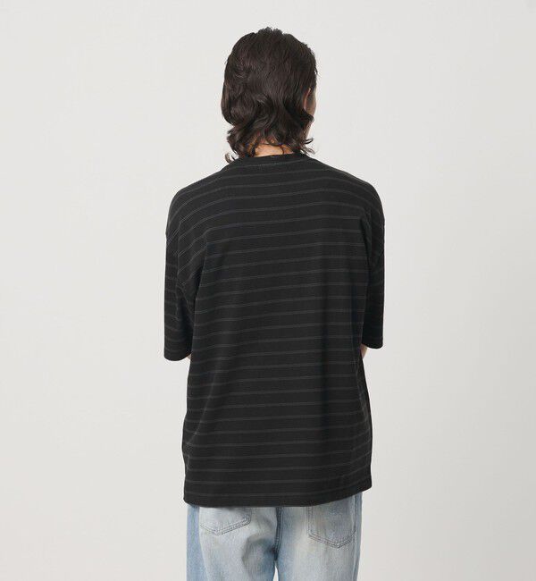 MONKEY TIME「ウォッシュド ボーダー Tシャツ」|Tシャツ・カットソー|