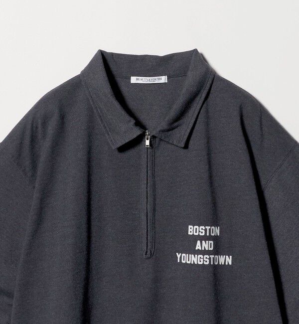BEAUTY&YOUTH UNITED ARROWS「コットンポリエステル ジップ ビッグ ポロシャツ」|ポロシャツ|