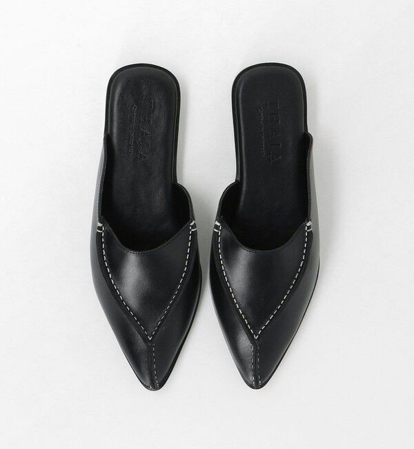 BEAUTY&YOUTH UNITED ARROWS「＜THAJA＞レザー ステッチ ポインテッド スライダー サンダル」|サンダル|
