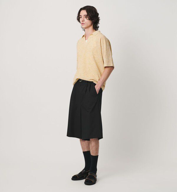 BEAUTY&YOUTH UNITED ARROWS「バギー ワイド ショーツ」|その他|BLACK