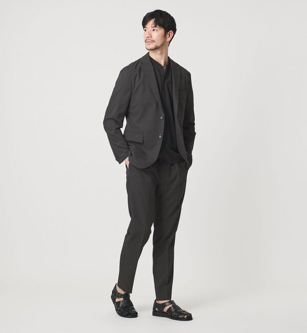 BEAUTY&YOUTH UNITED ARROWS「【WEB限定 WARDROBE SMART】ライト シアサッカー セットアップ/ジャケット＆イージーパンツ」|スーツ|