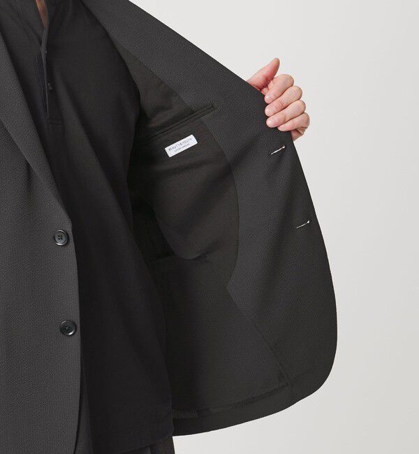 BEAUTY&YOUTH UNITED ARROWS「【WEB限定 WARDROBE SMART】ライト シアサッカー セットアップ/ジャケット＆イージーパンツ」|スーツ|