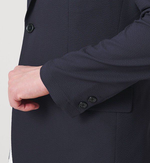 BEAUTY&YOUTH UNITED ARROWS「【WEB限定 WARDROBE SMART】ライト シアサッカー セットアップ/ジャケット＆イージーパンツ」|スーツ|