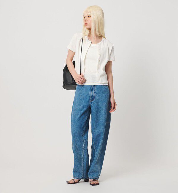 BEAUTY&YOUTH UNITED ARROWS「コットン パターンメッシュ ショートスリーブ カーディガン ウォッシャブル」|カーディガン|その他1