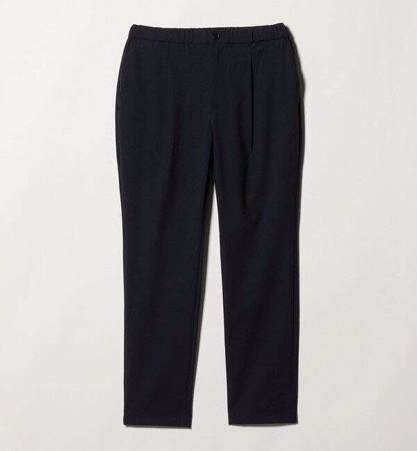 BEAUTY&YOUTH UNITED ARROWS「クールタッチ TR 1プリーツ イージーパンツ NO.5 ストレッチ 接触冷感」|チノ|