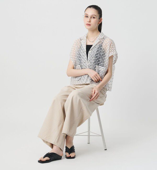 BEAUTY&YOUTH UNITED ARROWS「タック インヒール トング サンダル」|サンダル|
