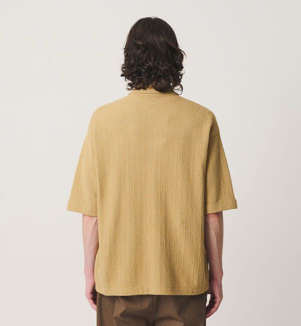 BEAUTY&YOUTH UNITED ARROWS「ブークレ ツイードライク ニット シャツ ウォッシャブル」|カーディガン|
