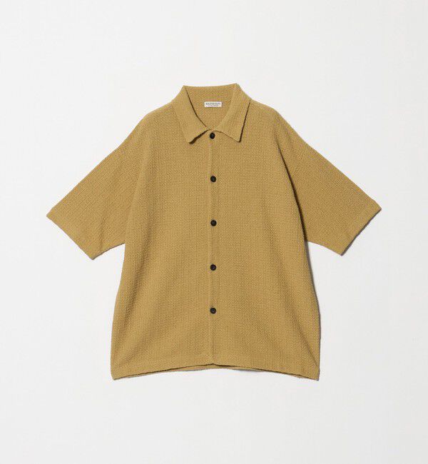 BEAUTY&YOUTH UNITED ARROWS「ブークレ ツイードライク ニット シャツ ウォッシャブル」|カーディガン|