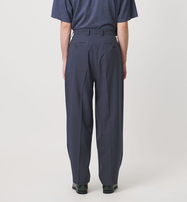 UNITED ARROWS「＜District＞ポリエステル トロピカル バレル ワイドパンツ」|スラックス|
