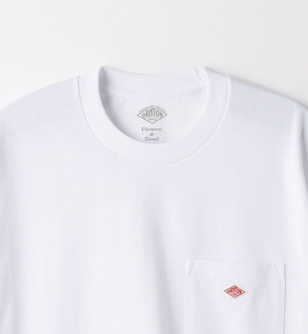 UNITED ARROWS green label relaxing「＜DANTON＞ロゴ ポケット ソリッド Tシャツ」|Tシャツ・カットソー|