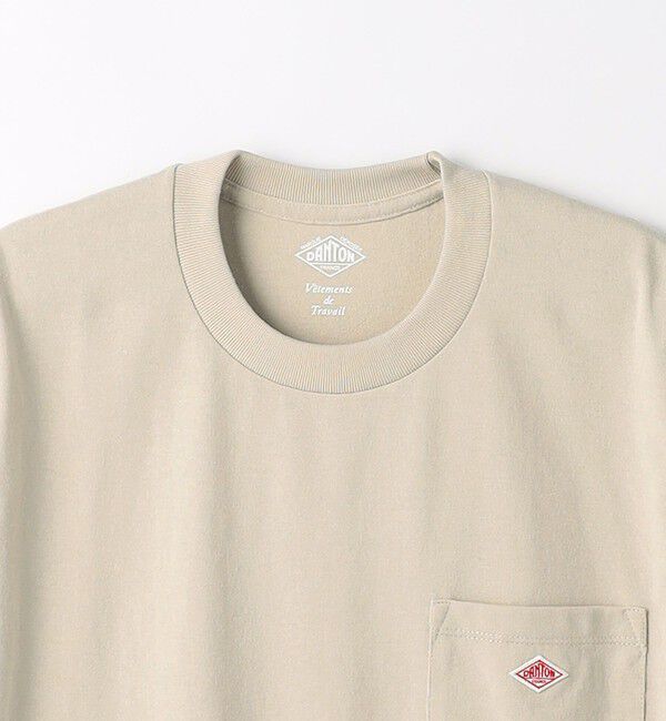 UNITED ARROWS green label relaxing「＜DANTON＞ロゴ ポケット ソリッド Tシャツ」|Tシャツ・カットソー|