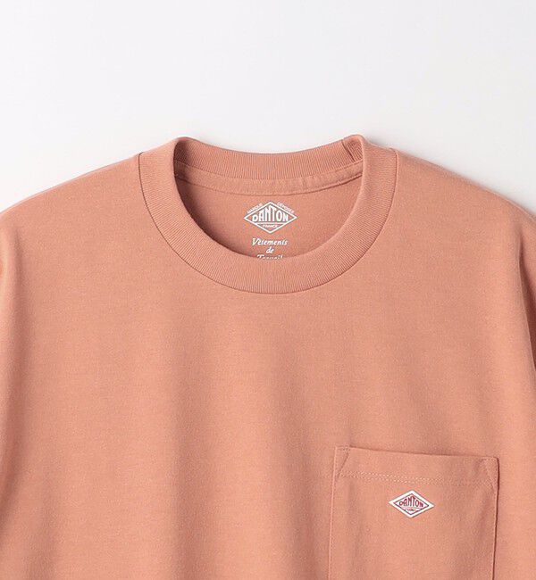 UNITED ARROWS green label relaxing「＜DANTON＞ロゴ ポケット ソリッド Tシャツ」|Tシャツ・カットソー|