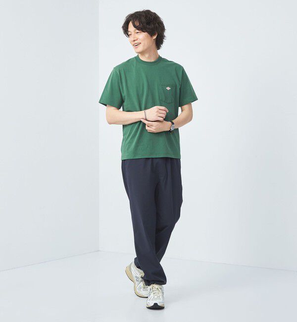 UNITED ARROWS green label relaxing「＜DANTON＞ロゴ ポケット ソリッド Tシャツ」|Tシャツ・カットソー|