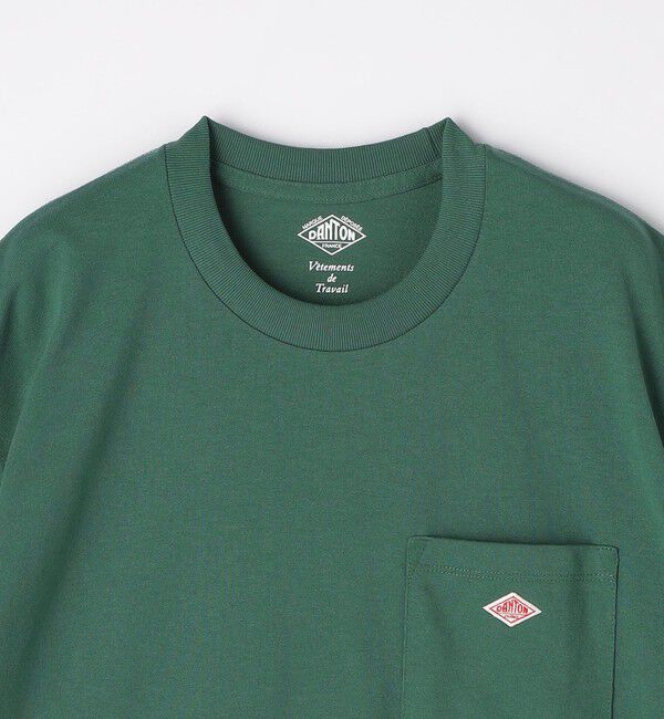 UNITED ARROWS green label relaxing「＜DANTON＞ロゴ ポケット ソリッド Tシャツ」|Tシャツ・カットソー|
