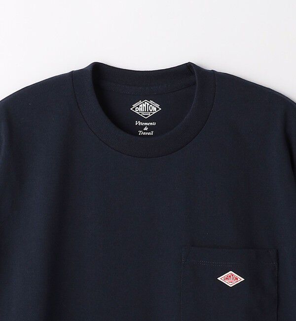 UNITED ARROWS green label relaxing「＜DANTON＞ロゴ ポケット ソリッド Tシャツ」|Tシャツ・カットソー|