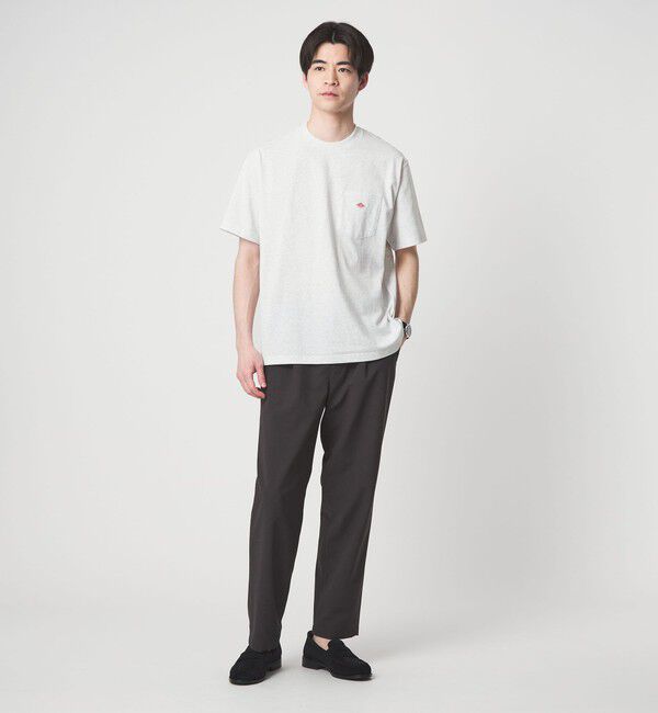 UNITED ARROWS green label relaxing「＜DANTON＞ロゴ ポケット ソリッド Tシャツ」|Tシャツ・カットソー|