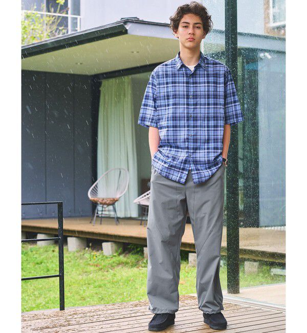 UNITED ARROWS green label relaxing「トーマスメイソン ジャストルーズ チェック柄 半袖 シャツ」|シャツ・ブラウス|