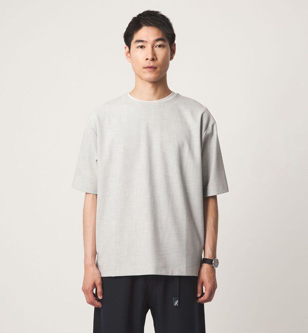 UNITED ARROWS green label relaxing「KIVANC ノーカラー 半袖 Tシャツ」|Tシャツ・カットソー|