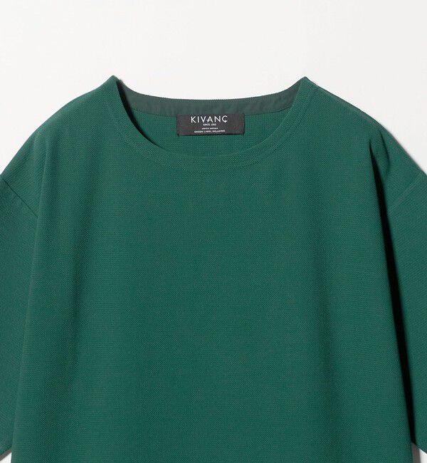UNITED ARROWS green label relaxing「KIVANC ノーカラー 半袖 Tシャツ」|Tシャツ・カットソー|