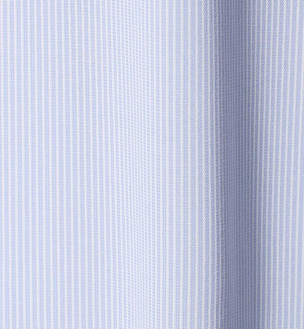 UNITED ARROWS green label relaxing「A+ COOL Pトリコット ナローストライプ スタンダード ボタンダウン 半袖 ドレスシャツ -ストレッチ・イージ」|シャツ・ブラウス|