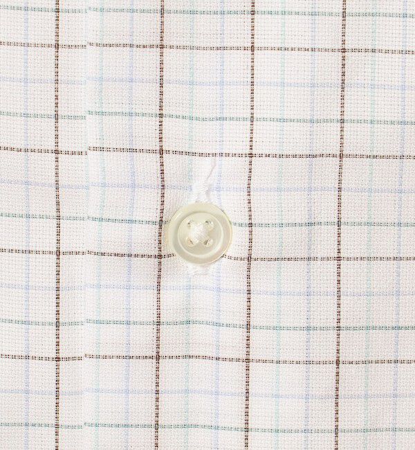 UNITED ARROWS green label relaxing「エブリット TC パナマ チェック スタンダード ボタンダウン ショートスリーブ シャツ -イージーアイロン・」|シャツ・ブラウス|