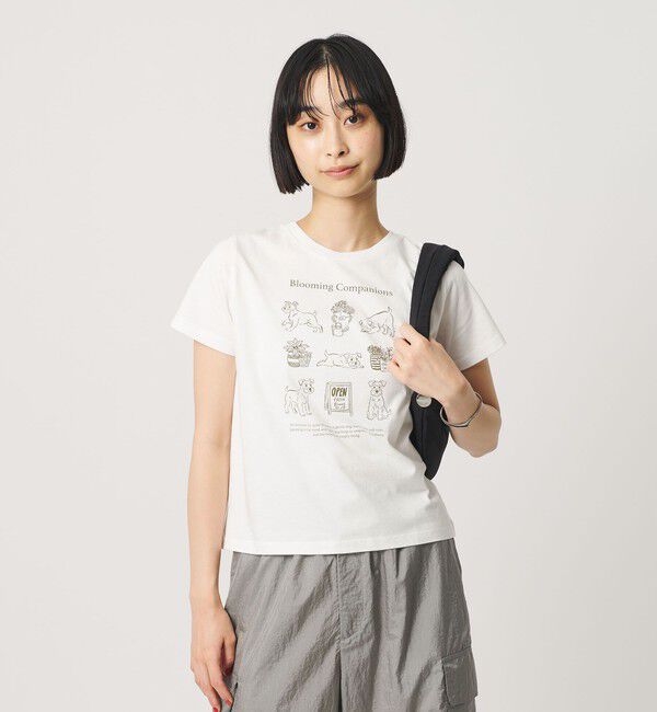 BEAUTY&YOUTH UNITED ARROWS「【WEB限定】イラスト プリントTシャツ」|Tシャツ・カットソー|WHITE