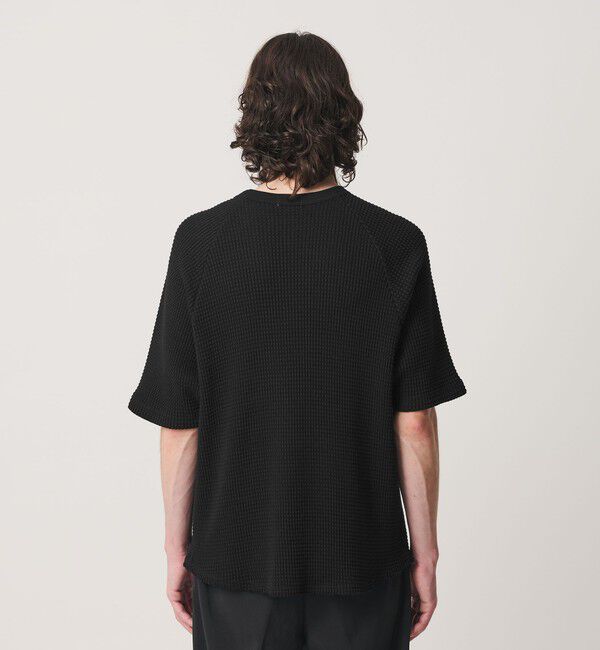 BEAUTY&YOUTH UNITED ARROWS「ビッグ ワッフル クルーネック ショートスリーブ Tシャツ」|Tシャツ・カットソー|