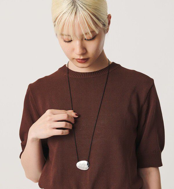 BEAUTY&YOUTH UNITED ARROWS「＜JAMIRAY＞Pebble Cord ネックレス」|ネックレス|SILVER
