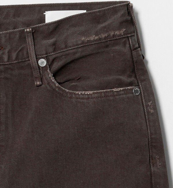 BEAUTY&YOUTH UNITED ARROWS「＜upper hights＞THE NIECE MID RISE デニムパンツ/ダークブラウン」|デニム|