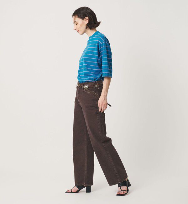BEAUTY&YOUTH UNITED ARROWS「＜upper hights＞THE NIECE MID RISE デニムパンツ/ダークブラウン」|デニム|