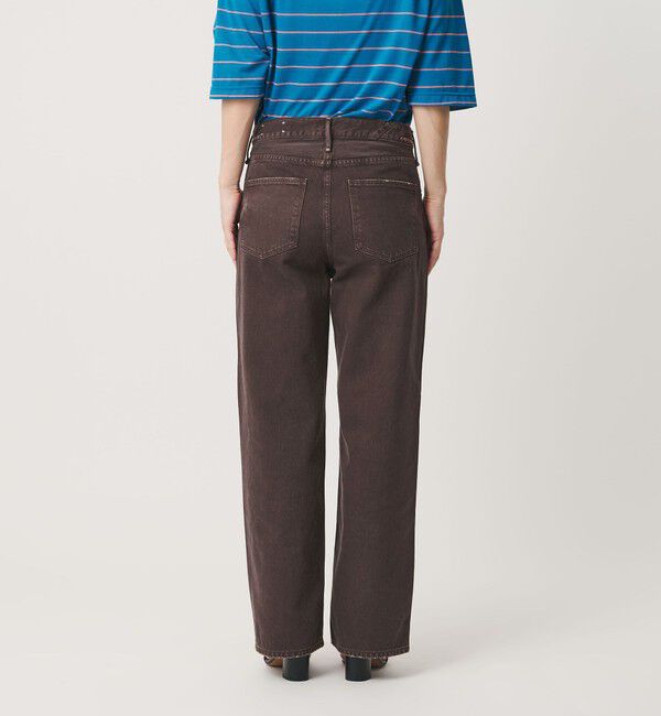BEAUTY&YOUTH UNITED ARROWS「＜upper hights＞THE NIECE MID RISE デニムパンツ/ダークブラウン」|デニム|