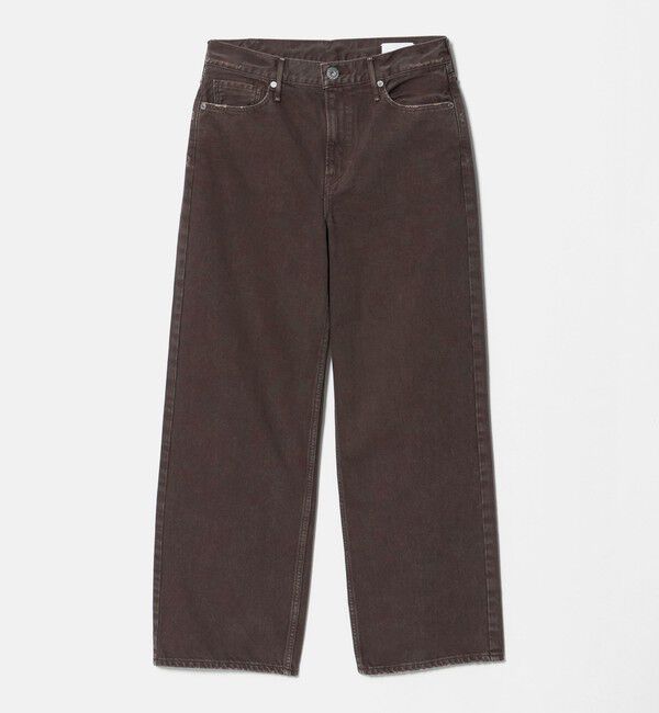 BEAUTY&YOUTH UNITED ARROWS「＜upper hights＞THE NIECE MID RISE デニムパンツ/ダークブラウン」|デニム|