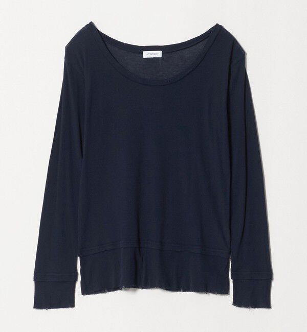 ATTISESSION「ATT C DMG LS」|Tシャツ・カットソー|NAVY