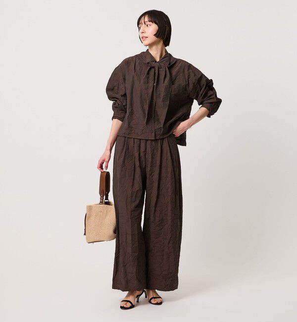 UNITED ARROWS「ファブリカ タック ワイドパンツ」|その他|