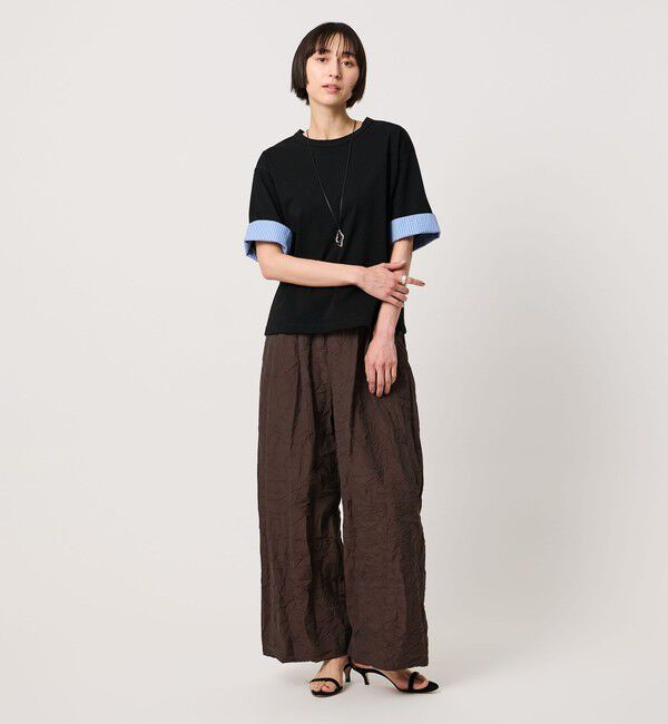 UNITED ARROWS「ファブリカ タック ワイドパンツ」|その他|