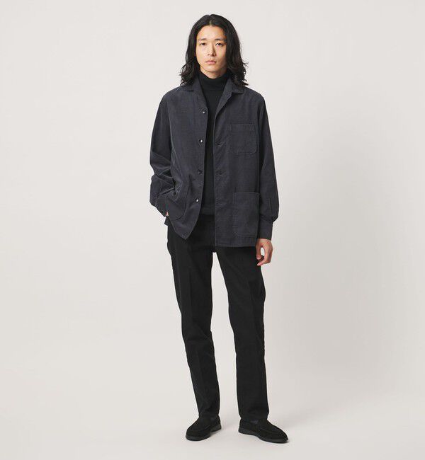 UNITED ARROWS「ドリル 5ポケット ベーシック ノープリーツ パンツ」|チノ|