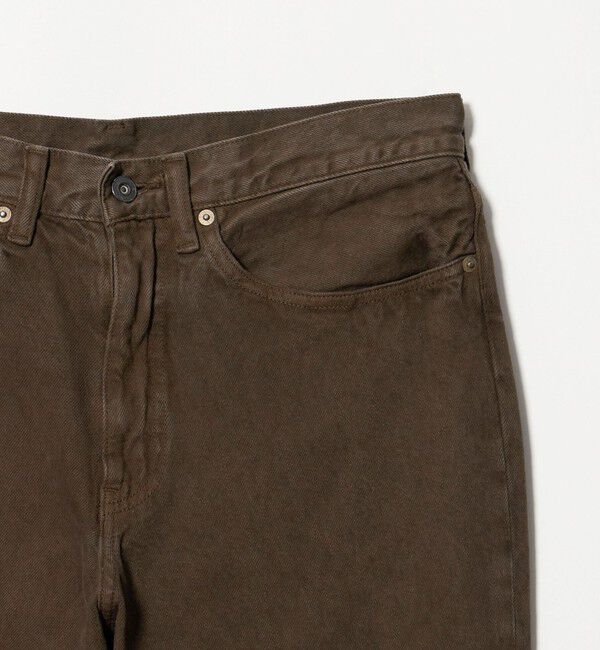 UNITED ARROWS「【別注】＜KURO＞MONTE/ブラウン セミフレア デニムパンツ」|デニム|