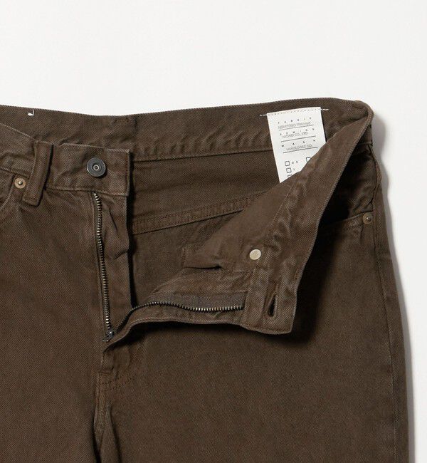 UNITED ARROWS「【別注】＜KURO＞MONTE/ブラウン セミフレア デニムパンツ」|デニム|