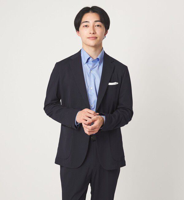 UNITED ARROWS green label relaxing「エブリット TC パナマ スナップ ボタンダウン シャツ -イージーアイロン・通気性-」|シャツ・ブラウス|