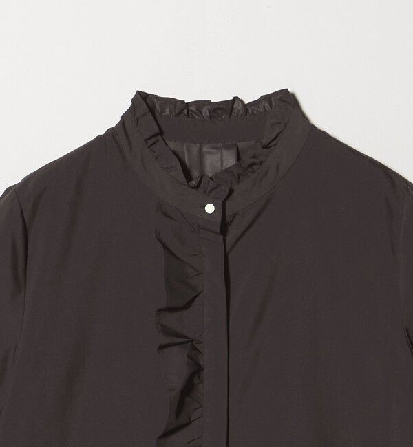 UNITED ARROWS green label relaxing「フリル ディテール ショートスリーブ ブラウス」|シャツ・ブラウス|