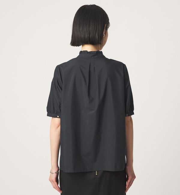UNITED ARROWS green label relaxing「フリル ディテール ショートスリーブ ブラウス」|シャツ・ブラウス|