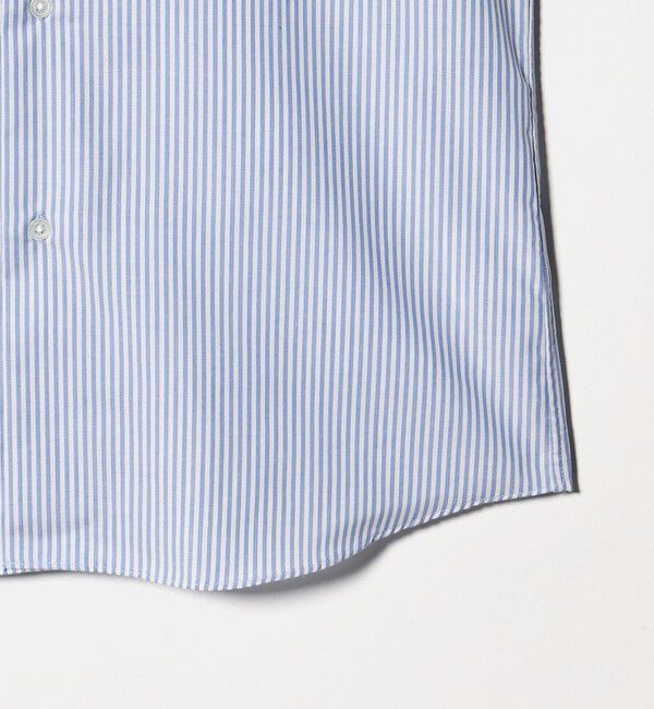 UNITED ARROWS green label relaxing「エブリット TC パナマ ストライプ スタンダード ボタンダウン ショートスリーブ シャツ -イージーアイロン」|シャツ・ブラウス|