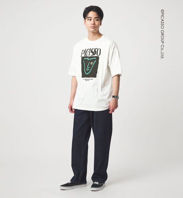UNITED ARROWS green label relaxing「【別注】＜PABLO PICASSO＞インスパイアアート プリント 半袖 Tシャツ カットソー」|Tシャツ・カットソー|