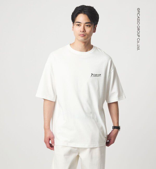 UNITED ARROWS green label relaxing「【別注】＜PABLO PICASSO＞インスパイアアート プリント 半袖 Tシャツ カットソー」|Tシャツ・カットソー|