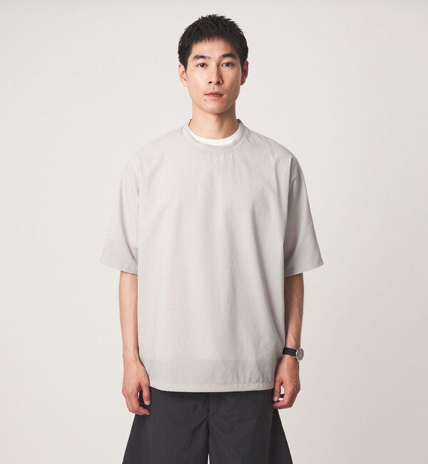 UNITED ARROWS green label relaxing「Dot Air ドローコード クルーネック 半袖 Tシャツ -ストレッチ-」|Tシャツ・カットソー|